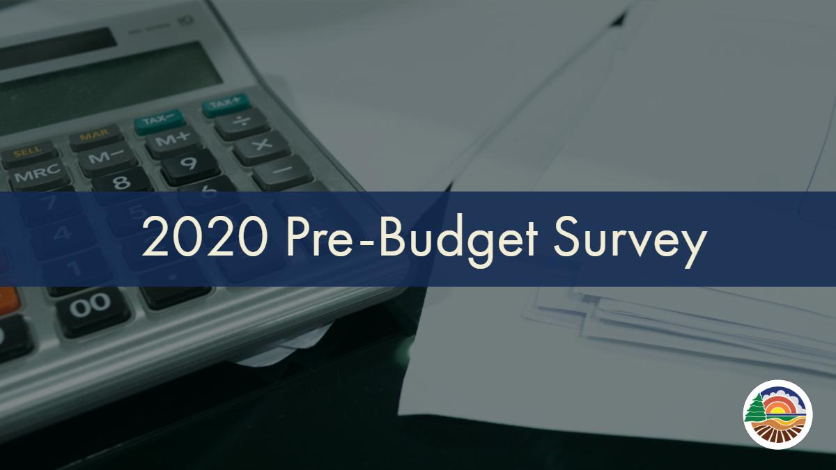 Have your say on the budget